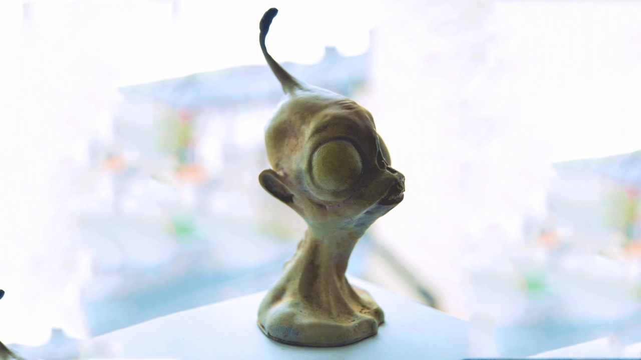 Alien finished form - Painting process