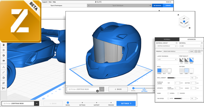 Zortrax launches latest Z-SUITE 3D printer software in beta