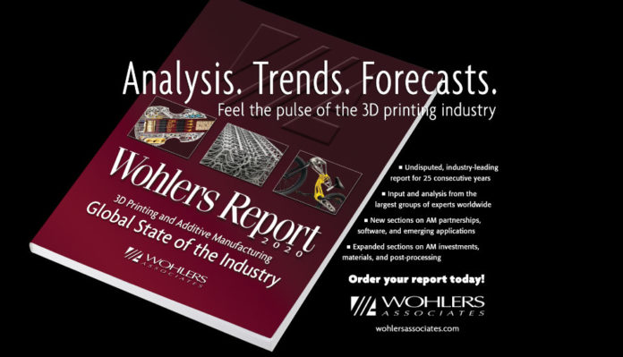 Wohlers Publishes 25th Annual Edition of ‘Bible’ of 3D Printing
