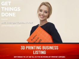 3D Printing Company List