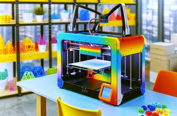 High-resolution realistic photograph of product from Best Multicolor 3D Printers of 2025: Print the Rainbow - Tom's Hardware, photographed in a real environment, matching the look of existing press images about the same printer. Avoid futuristic or stylized elements.