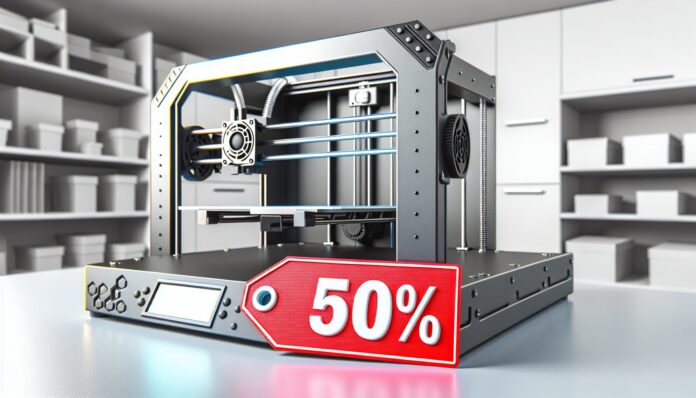 High-resolution realistic photograph of product from and LIVE: Last chance for Cyber Monday 3D printing deals with up to 50% off - Creative Bloq, photographed in a real environment, matching the look of existing press images about the same. Avoid futuristic or stylized elements.