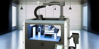 FUGO Precision 3D Unveils Commercial 3D Printing System at LMT Lab Day High-resolution realistic photograph of product from FUGO Precision 3D to debut commercial 3D printing system at LMT Lab Day - tctmagazine.com, photographed in a real environment, matching the look of existing press images about the same product. Avoid futuristic or stylized elements.