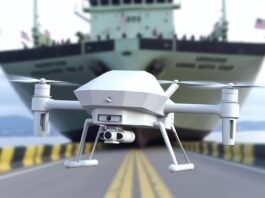 High-resolution realistic photograph of product from and 2nd Marine Logistics Group 3D printed Drone - marines.mil, photographed in a real environment, matching the look of existing press images about the same drone. Avoid futuristic or stylized elements.
