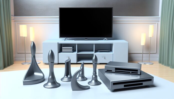 “High-resolution realistic photograph of product from and 5 Cool TV Accessories You Can 3D Print - bgr.com, photographed in a real environment, matching the look of existing press images about the same {}. Avoid futuristic or stylized elements.”