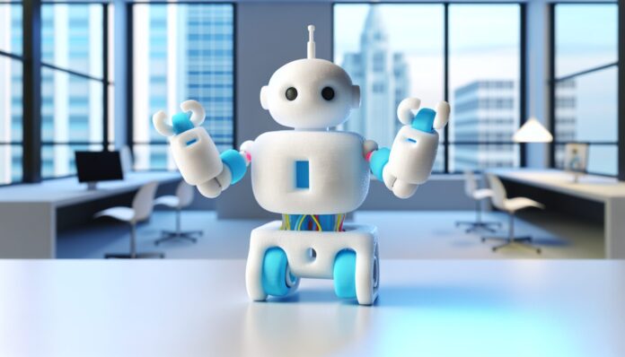 High-resolution realistic photograph of a soft robot created using 3D printing at Harvard, photographed in a real environment, matching the look of existing press images about the same. Avoid futuristic or stylized elements.