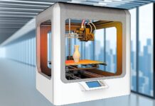 Unveiling the Truth: How Your 3D Printer May Be Misleading You High-resolution realistic photograph of a 3D printer in action, showing a partially completed object, photographed in a real environment, matching the look of existing press images about the same topic. Avoid futuristic or stylized elements.