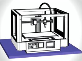 High-resolution realistic photograph of a Bambu Lab 3D printer, photographed in a real environment, matching the look of existing press images about the same. Avoid futuristic or stylized elements.